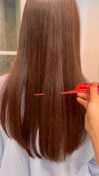 気になるパヤ毛もかなり抑えられました!
綺麗に伸ばされている髪をさらに綺麗に︎
広がりパサつき気になる方ぜひ〜