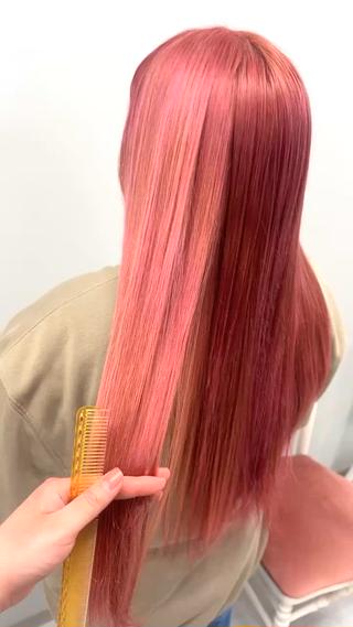 ツヤんツヤんCherrypink
ブリーチ履歴でこの艶 