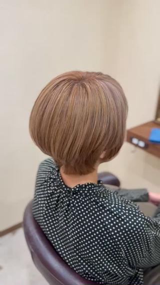 ショート カラー 🌱ケミカル美容師 未来を綺麗に🌱優吾のヘアスタイル