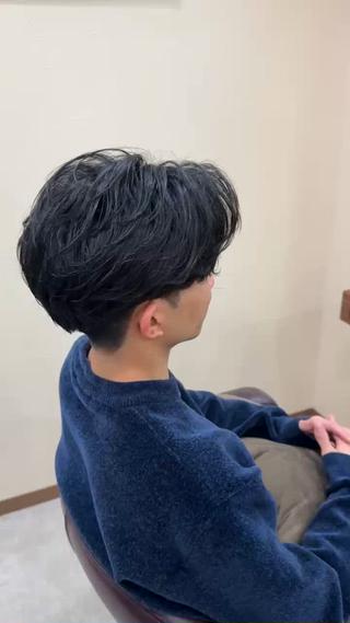 パーマ メンズ 🌱ケミカル美容師 未来を綺麗に🌱優吾のヘアスタイル