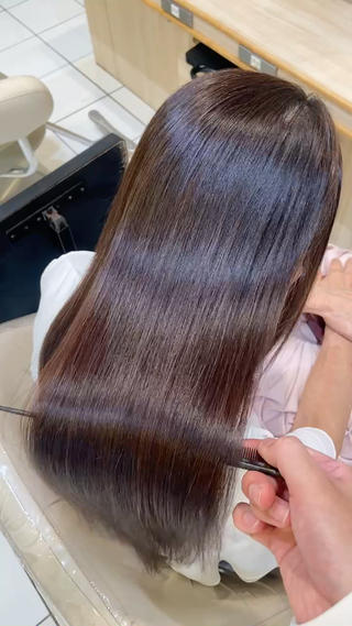 ロング パーマ ✨美髪の錬金術師🧙 縮毛矯正/嶽 涼太のヘアスタイル