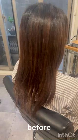 セミロング OFF YUYAのヘアスタイル