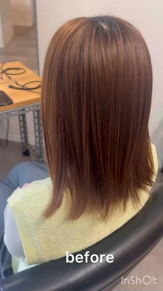 ミディアム OFF YUYAのヘアスタイル