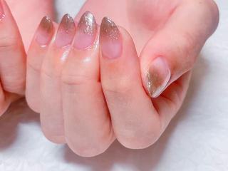 ★秋ぽいブラウンゴールド★ 