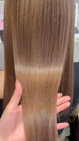 ロング カラー 透明感カラー/ くびれヘア/ユウユのヘアスタイル