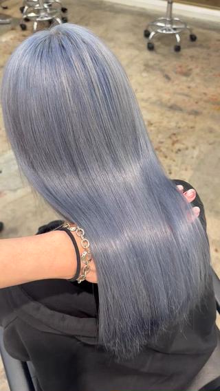 カラー ハイトーン/ブリーチ /ウルフ/しゅーたのヘアスタイル