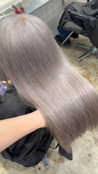 カラー ハイトーン/ブリーチ /ウルフ/しゅーたのヘアスタイル