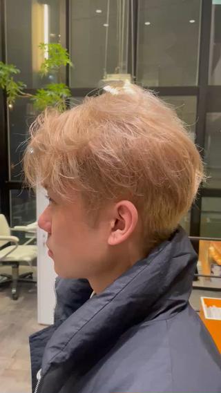 カラー ハイトーン/ブリーチ /ウルフ/しゅーたのヘアスタイル