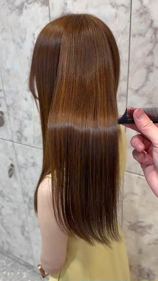 髪質改善カラー＋韓国風カット＋Aujua6stepトリートメント

#髪質改善#ダブルカラー#前髪#ハイライト#韓国ヘア 