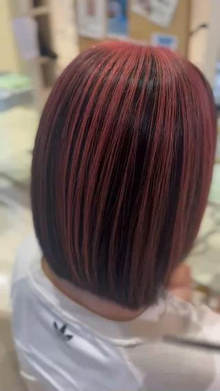 pink × black umbrella color
ピンクと黒の相性抜群です♪♪

アンブレラカラーの幅を決めることによってお客様のイメージに合わせたデザインになります！ 