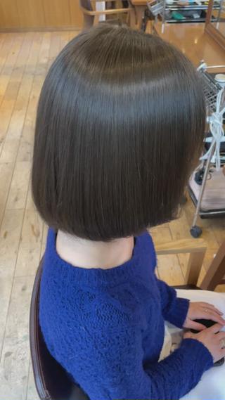 ミディアム カラー youres hair はなれ店所属・髪質改善🌸縮毛矯正 専門家💖後藤のヘアスタイル