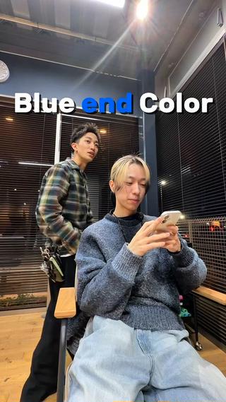 カラー メンズ 艶カラー×デザイン カラー特化/値賀大樹のヘアスタイル