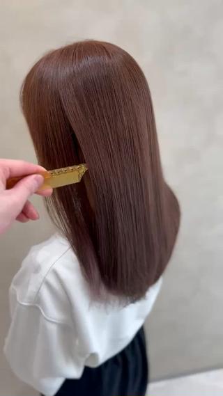 セミロング 酸性ストレート 青木優磨のヘアスタイル