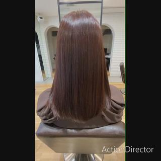 ロング 深夜まで営業中‼️ レム髪質改善のヘアスタイル