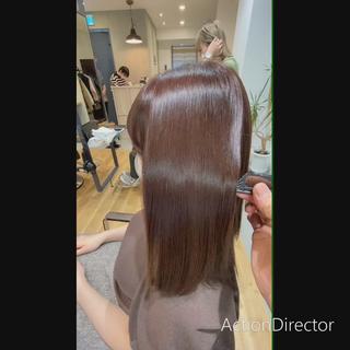 ロング 深夜まで営業中‼️ レム髪質改善のヘアスタイル