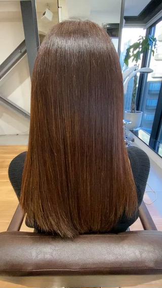 ロング 深夜まで営業中‼️ レム髪質改善のヘアスタイル