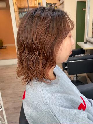 デジタルパーマで無造作なくしゅっと感を

#デジタルパーマ　#デジパ 