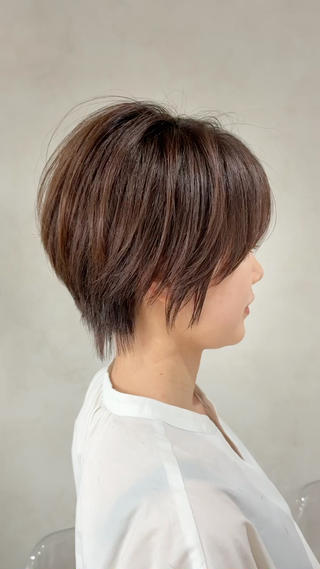 大人ショート × 絶壁カバー