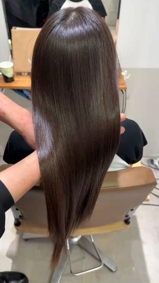 髪質改善ストレートだけでもこんな感じになります♡ 