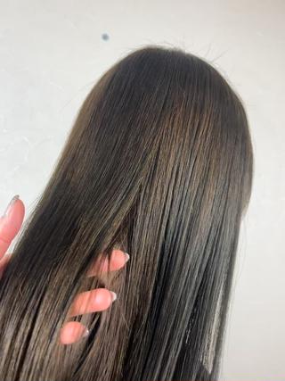 縮毛矯正
カシミヤトリートメント
オリーブグレージュ 