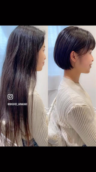 ショート カラー uni private salon所属・uni ボブ ショートカット特化のヘアスタイル