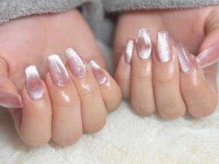 ハートマグネットネイル 