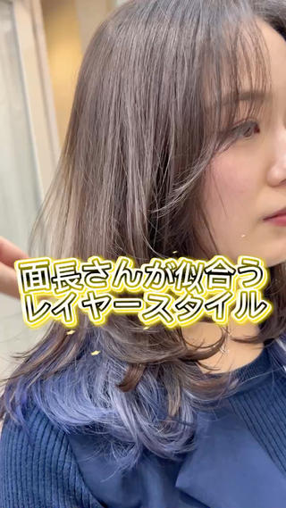 ミディアム 顔周りレイヤー/ボブ 銀座✨中野まさひろのヘアスタイル