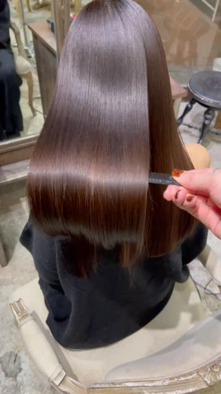 ロング Siesta所属・📣髪質改善縮毛矯正 特化美容師｜庭田📣のヘアスタイル