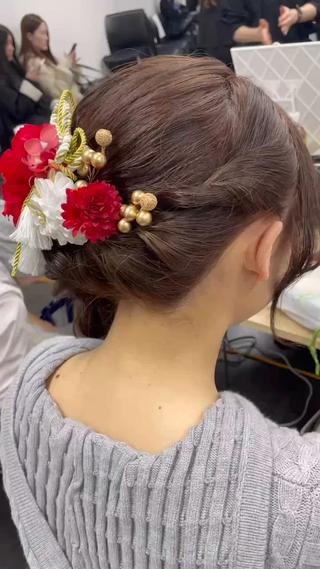 サイド編みおろし♪卒業式ご予約お待ちしております(*^^*)注意→料金はクーポン対象外← 