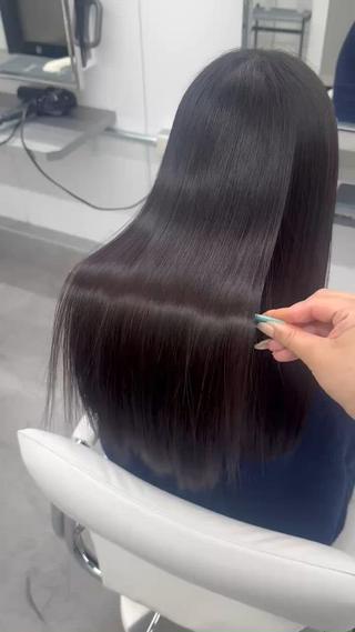 ロング カラー 🕯コバ/レイヤー/ 美髪縮毛🕯のヘアスタイル