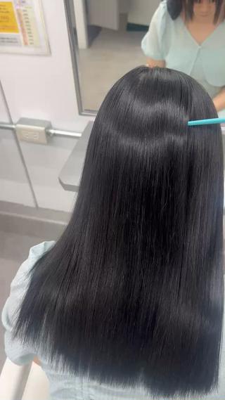 ロング カラー 🕯コバ/レイヤー/ 美髪縮毛🕯のヘアスタイル