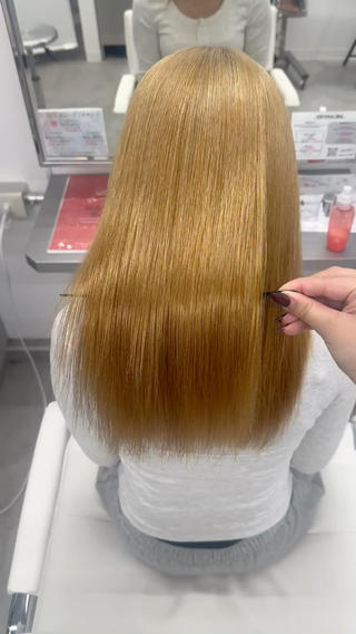 セミロング パーマ 🕯コバ/レイヤー/ 透明感/縮毛🕯のヘアスタイル