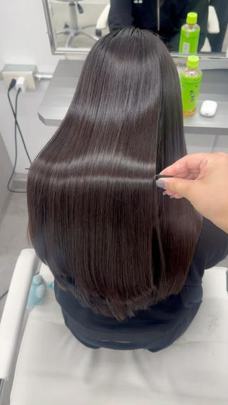 ロング パーマ 🕯コバ/レイヤー/ 美髪縮毛🕯のヘアスタイル