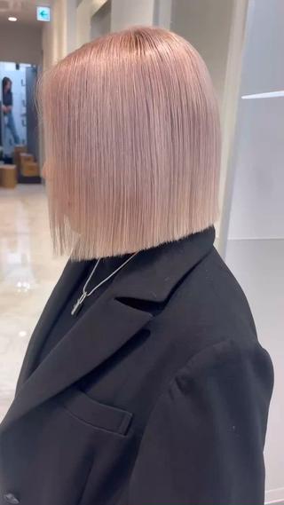 ミルクブロンド
白すぎるよりこれくらいが可愛いかなと 