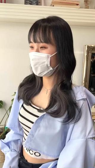 ミディアム カラー ヘアアレンジ 大宮/山口 竣也のヘアスタイル