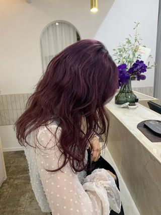 秋っぽいパープル 