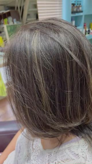 ロング カラー 嘉手納美容室 ルアナエヴァのマツエク・マツパデザイン