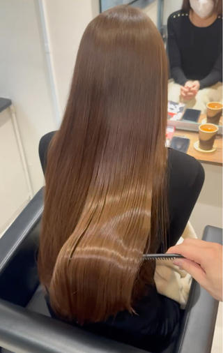 ロング 髪質改善/森脇龍星 【京都市役所前】のヘアスタイル