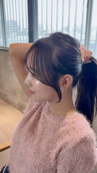 ミディアム カラー ♠️暗髪レイヤー♠️ 中山唯斗のヘアスタイル