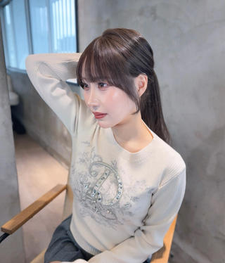 ロング カラー ♠️暗髪レイヤー♠️ 中山唯斗のヘアスタイル