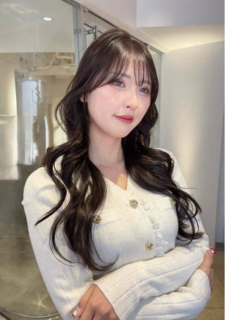 ロング カラー ♠️暗髪レイヤー♠️ 中山唯斗のヘアスタイル