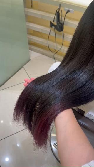 ロング カラー 💖大人韓国ヘア💖 韓国艶カラー【銀座】のヘアスタイル