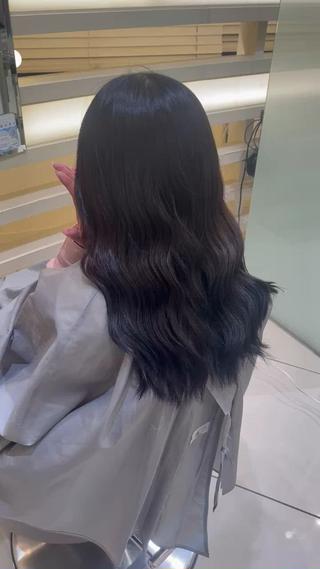 カラー 💖大人韓国ヘア💖 韓国艶カラー【銀座】のヘアスタイル