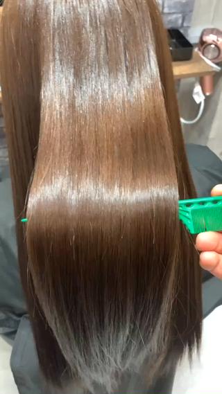 髪質改善ストレート+オージュアトリートメント
サラサラ艶々美髪ヘア 