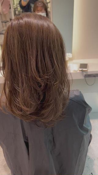 レイヤーたっぷり♡サラッと巻いても動くhair