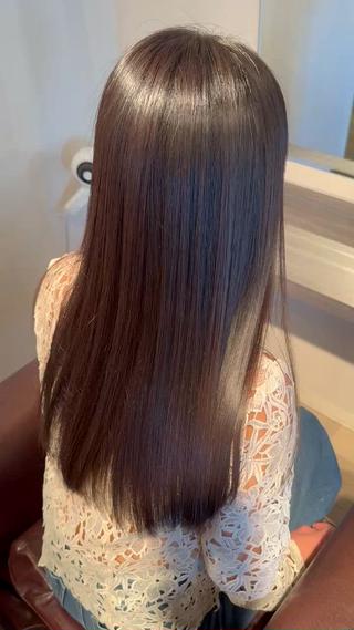 美髪ストレートで明日から乾かすだけ 