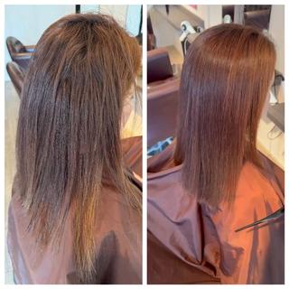 美髪ストレートでサラサラに 