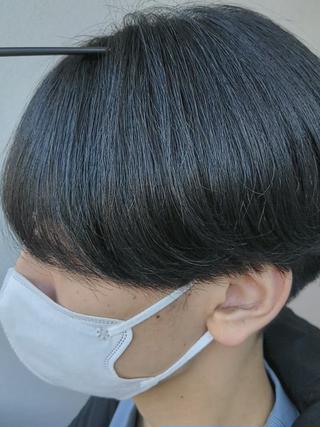 真っ直ぐすぎない自然なストレートに 