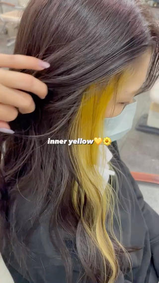 カラー ハイトーン/ブリーチ 🤍足立里湖のヘアスタイル