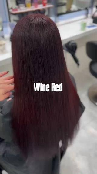 ロング カラー 【ﾐﾆﾓSALE】透 ける艶髪♡ストレートのヘアスタイル